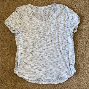 Like New Lulu Lemon White and Black Top